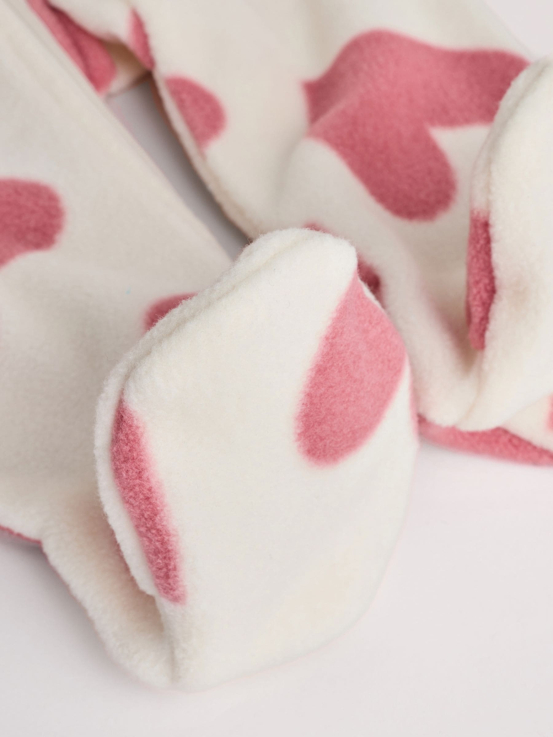 Pink 4 Pack Baby Micro Fleece Two Way Zip Sleepsuits